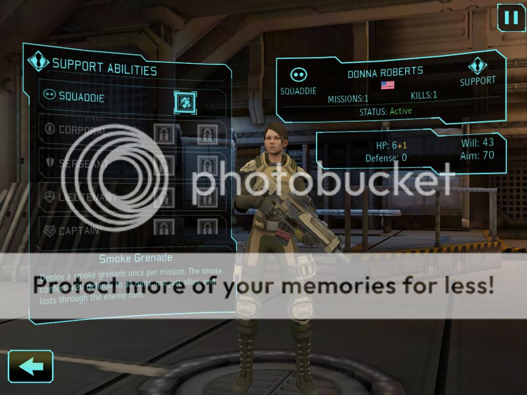 A screenshot from the ipad version of XCOM | IGN Boards