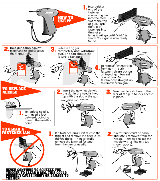 Tagging / Tag Gun Price Labeller Includes 1000 barbs eBay